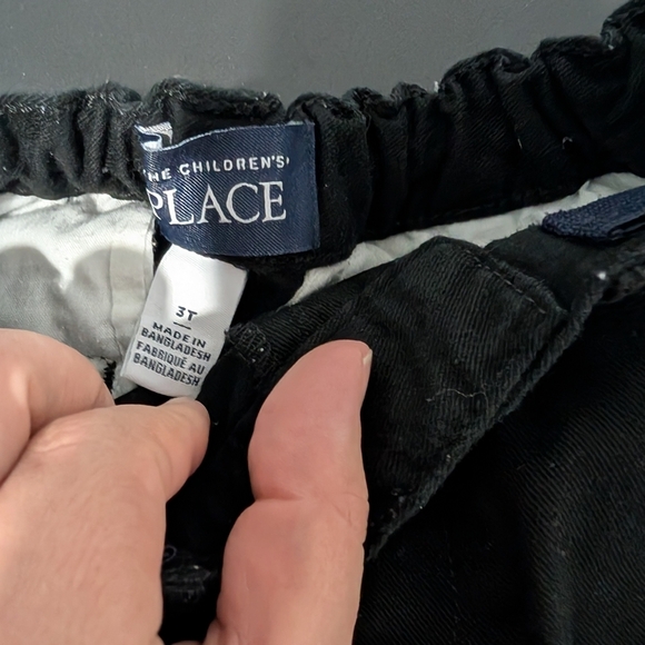 Lot of 3 (THREE) Toddler Boy Pants in Black in Size 3T - Picture 8 of 11